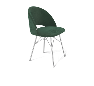 Обеденный стул SHT-ST34 / SHT-S64 (лиственно-зеленый/хром лак) в Вологде