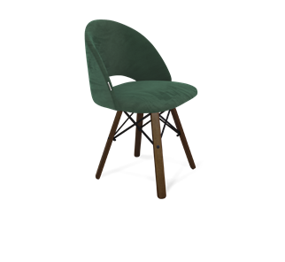 Обеденный стул SHT-ST34 / SHT-S70 (лиственно-зеленый/темный орех/черный муар) в Вологде