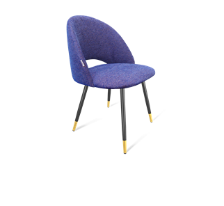 Обеденный стул SHT-ST34 / SHT-S95-1 (синий мираж/черный муар/золото) в Вологде - предосмотр