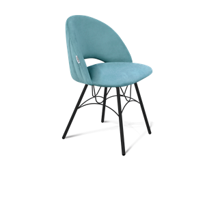Обеденный стул SHT-ST34-1 / SHT-S100 (голубая пастель/черный муар) в Вологде - предосмотр