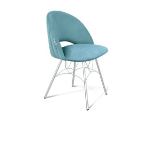 Обеденный стул SHT-ST34-1 / SHT-S100 (голубая пастель/хром лак) в Вологде