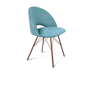 Обеденный стул SHT-ST34-1 / SHT-S37 (голубая пастель/медный металлик) в Вологде - предосмотр