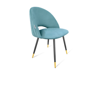Обеденный стул SHT-ST34-1 / SHT-S95-1 (голубая пастель/черный муар/золото) в Вологде