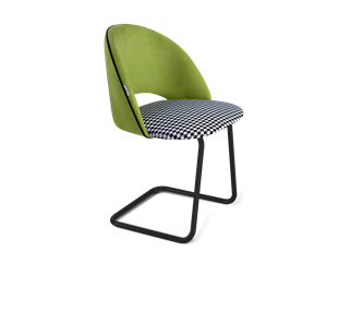 Обеденный стул SHT-ST34-3 / SHT-S45-1 (оливковый/гусиная лапка/черный муар) в Вологде