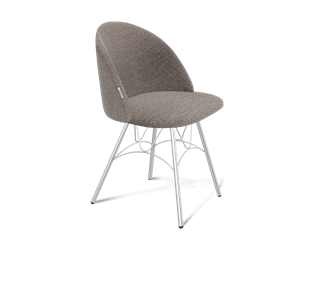 Обеденный стул SHT-ST35 / SHT-S100 (тростниковый сахар/хром лак) в Вологде