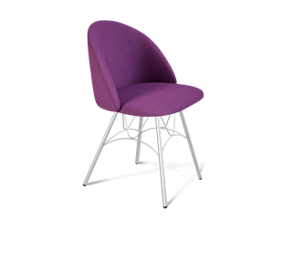 Обеденный стул SHT-ST35 / SHT-S100 (ягодное варенье/хром лак) в Вологде