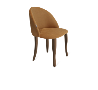 Обеденный стул SHT-ST35 / SHT-S122 (горчичный/темный орех/черный муар) в Вологде