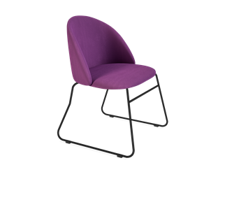 Обеденный стул SHT-ST35 / SHT-S167 (ягодное варенье/черный муар) в Вологде