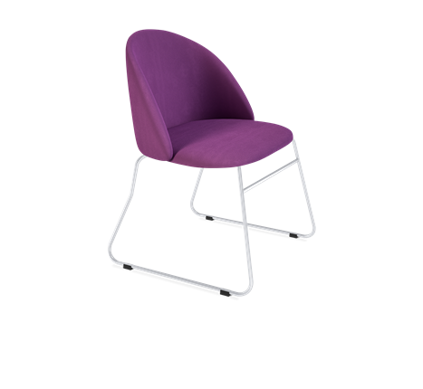 Обеденный стул SHT-ST35 / SHT-S167 (ягодное варенье/хром лак) в Вологде - изображение