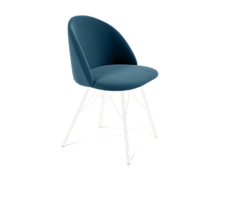 Обеденный стул SHT-ST35 / SHT-S37 (тихий океан/белый муар) в Вологде - предосмотр