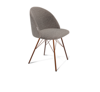 Обеденный стул SHT-ST35 / SHT-S37 (тростниковый сахар/медный металлик) в Вологде - предосмотр