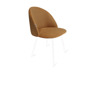Обеденный стул SHT-ST35 / SHT-S95-1 (горчичный/белый муар) в Вологде - предосмотр