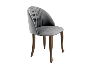 Обеденный стул SHT-ST35-1 / SHT-S122 (угольно-серый/темный орех/черный муар) в Вологде