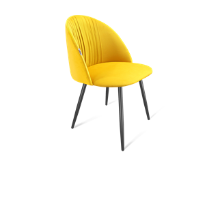 Обеденный стул SHT-ST35-1 / SHT-S95-1 (имперский жёлтый/черный муар) в Вологде