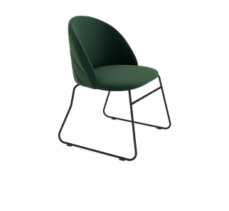 Обеденный стул SHT-ST35-2 / SHT-S167 (лиственно-зеленый/черный муар) в Вологде