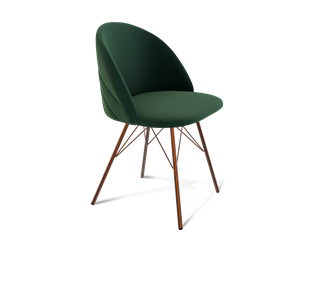 Обеденный стул SHT-ST35-2 / SHT-S37 (лиственно-зеленый/медный металлик) в Вологде