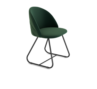 Обеденный стул SHT-ST35-2 / SHT-S38 (лиственно-зеленый/черный муар) в Вологде