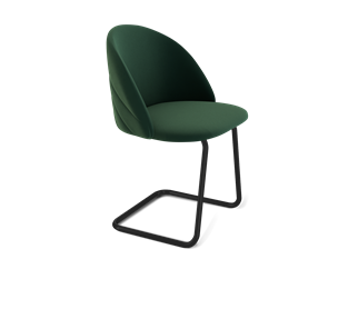 Обеденный стул SHT-ST35-2 / SHT-S45-1 (лиственно-зеленый/черный муар) в Вологде