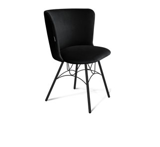 Обеденный стул SHT-ST36 / SHT-S100 (ночное затмение/черный муар) в Вологде - предосмотр