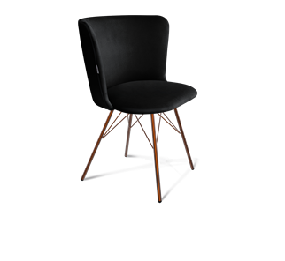 Обеденный стул SHT-ST36 / SHT-S37 (ночное затмение/медный металлик) в Вологде - предосмотр
