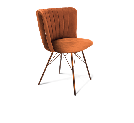 Обеденный стул SHT-ST36-1 / SHT-S37 (песчаная буря/медный металлик) в Вологде - изображение