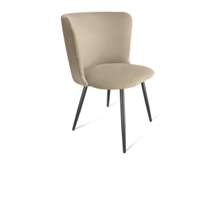 Обеденный стул SHT-ST36 / SHT-S95-1 (ванильный крем/черный муар) в Вологде