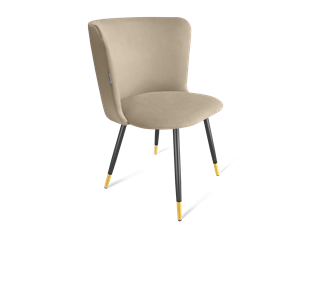 Обеденный стул SHT-ST36 / SHT-S95-1 (ванильный крем/черный муар/золото) в Вологде