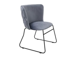 Обеденный стул SHT-ST36-3 / SHT-S167 (нейтральный серый/черный муар) в Вологде