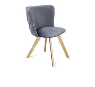 Обеденный стул SHT-ST36-3 / SHT-S39 (нейтральный серый/прозрачный лак) в Вологде