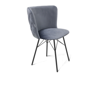 Обеденный стул SHT-ST36-3 / SHT-S64 (нейтральный серый/черный муар) в Вологде