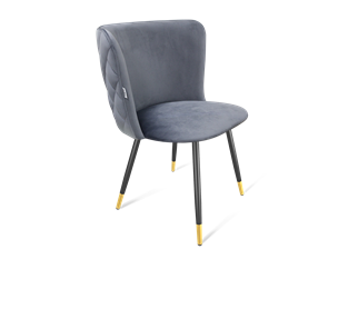 Обеденный стул SHT-ST36-3 / SHT-S95-1 (нейтральный серый/черный муар/золото) в Вологде