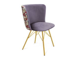 Обеденный стул SHT-ST36-4 / SHT-S37 (сумеречная орхидея/золото) в Вологде - предосмотр