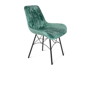 Обеденный стул SHT-ST37 / SHT-S107 (зеленый чай/черный муар) в Вологде - предосмотр