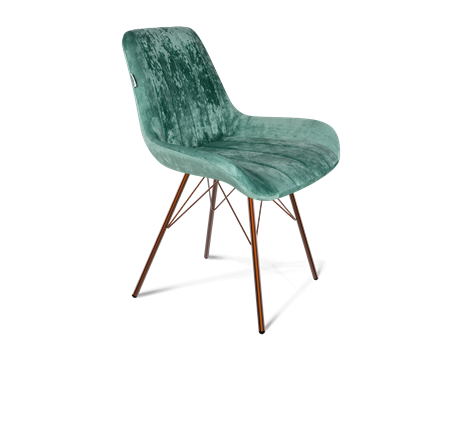 Обеденный стул SHT-ST37 / SHT-S37 (зеленый чай/медный металлик) в Вологде - изображение