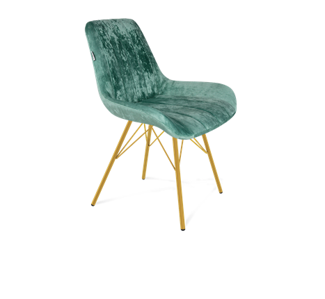 Обеденный стул SHT-ST37 / SHT-S37 (зеленый чай/золото) в Вологде - изображение