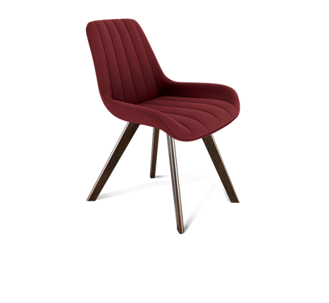 Обеденный стул SHT-ST37 / SHT-S39 (рубиновое вино/венге) в Вологде - изображение