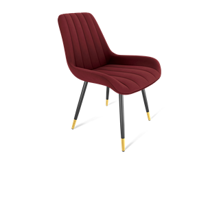 Обеденный стул SHT-ST37 / SHT-S95-1 (рубиновое вино/черный муар/золото) в Вологде - предосмотр