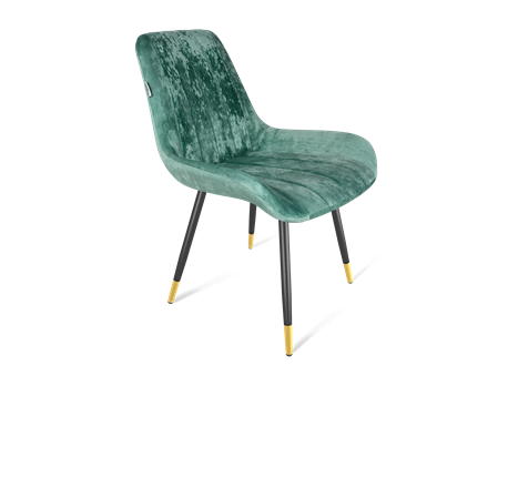 Обеденный стул SHT-ST37 / SHT-S95-1 (зеленый чай/черный муар/золото) в Вологде - изображение