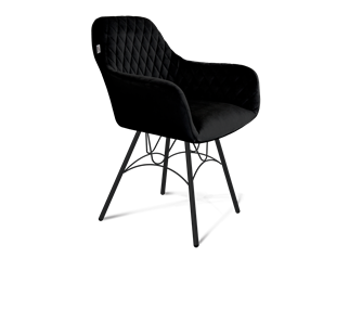 Обеденный стул SHT-ST38 / SHT-S100 (ночное затмение/черный муар) в Вологде - предосмотр