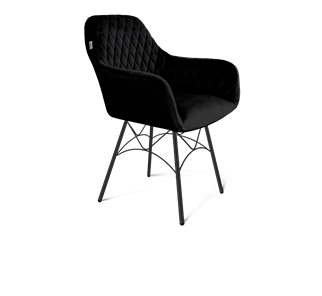 Обеденный стул SHT-ST38 / SHT-S107 (ночное затмение/черный муар) в Вологде - предосмотр