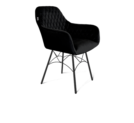 Обеденный стул SHT-ST38 / SHT-S107 (ночное затмение/черный муар) в Вологде - изображение