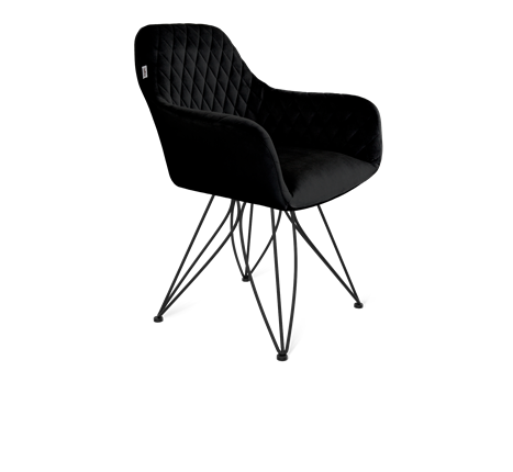 Обеденный стул SHT-ST38 / SHT-S113 (ночное затмение/черный муар) в Вологде - изображение