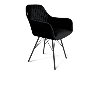 Обеденный стул SHT-ST38 / SHT-S37 (ночное затмение/черный муар) в Вологде - предосмотр