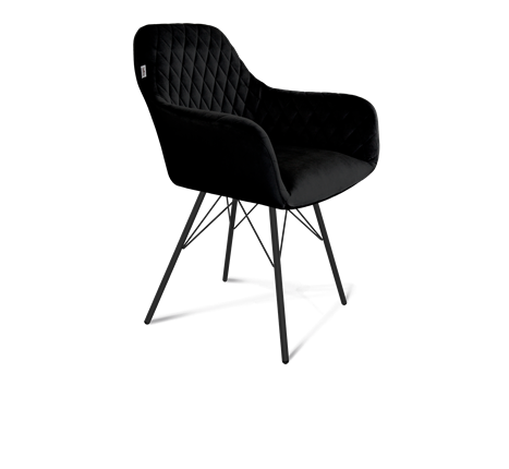Обеденный стул SHT-ST38 / SHT-S37 (ночное затмение/черный муар) в Вологде - изображение