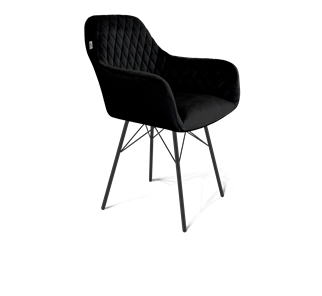 Обеденный стул SHT-ST38 / SHT-S64 (ночное затмение/черный муар) в Вологде - предосмотр