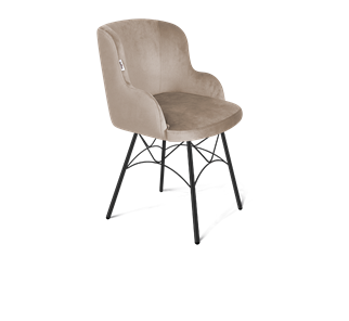 Обеденный стул SHT-ST39 / SHT-S107 (латте/черный муар) в Вологде - предосмотр