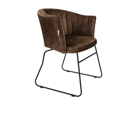 Обеденный стул SHT-ST42-1 / SHT-S167 (кофейный трюфель/черный муар) в Вологде - изображение