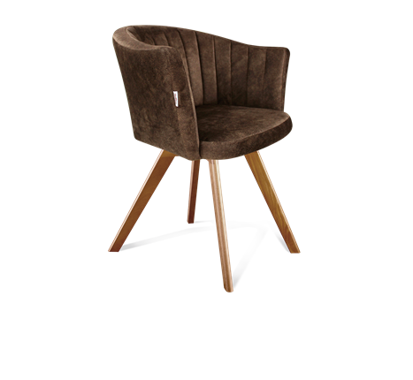 Обеденный стул SHT-ST42-1 / SHT-S39 (кофейный трюфель/светлый орех) в Вологде - изображение