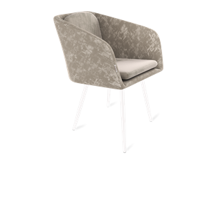 Обеденный стул SHT-ST43-1 / SHT-S95-1 (карамельный латте/белый муар) в Вологде
