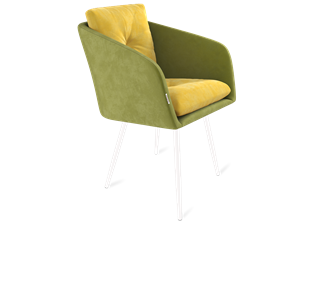 Обеденный стул SHT-ST43-2 / SHT-S95-1 (фисташковый десерт/белый муар) в Вологде